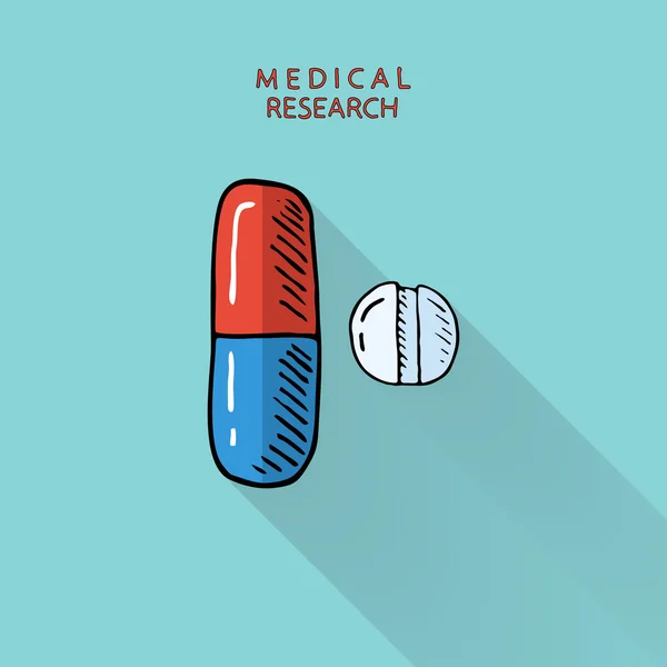 Icône pilules médicales. Symbole des comprimés. Soins de santé . — Image vectorielle