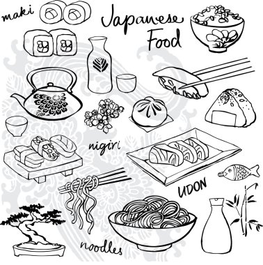 Japon yemekleri - suşi ve erişte