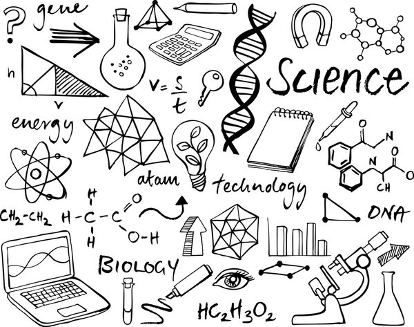 Science icons set