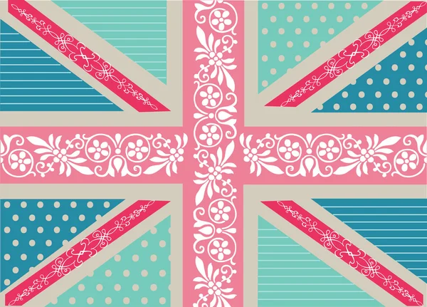 Union Jack  pattern — Stock Vector