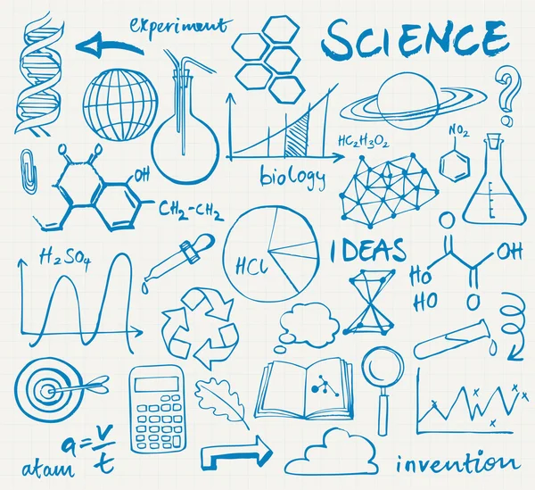 Science icons  set — Stock Vector