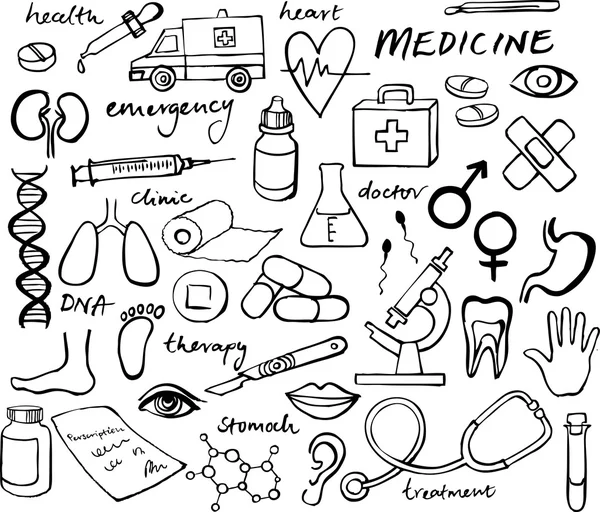 Medische pictogram naadloze patroon — Stockvector