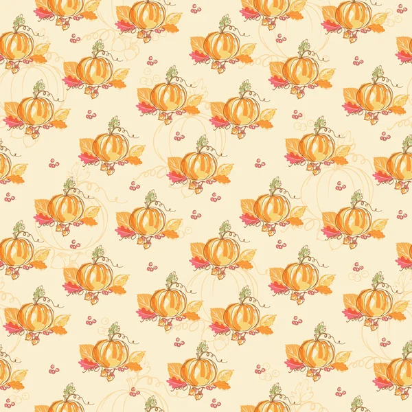 Thanksgiving autumn seamless background Royalty Free Stock Illustrations