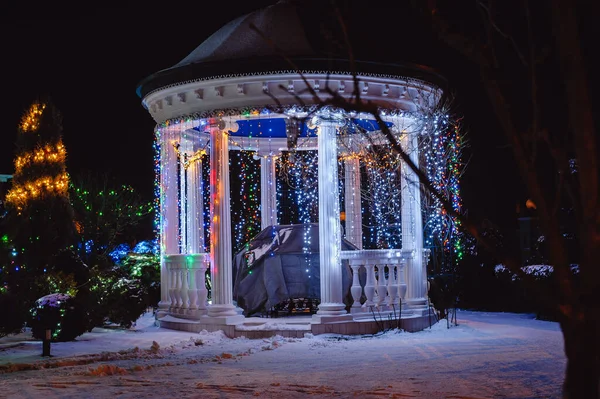 Christmas Lights House — Stock Photo, Image