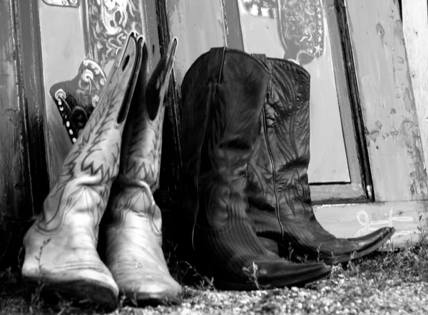 Par de botas de cowboy — Fotografia de Stock