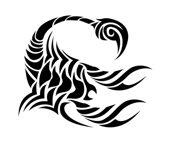 Scorpion tribal tattoo — Stockfoto