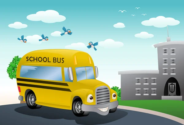 学校の黄色いバス — ストック写真