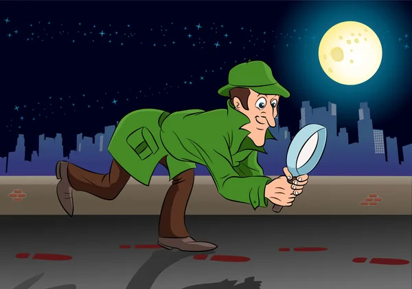Detective search something — Stock Photo, Image