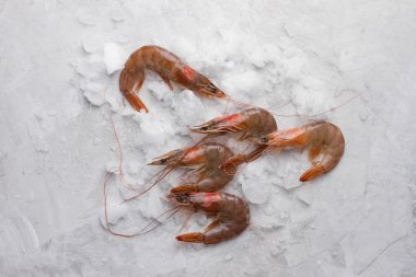 lezzetli taze karides