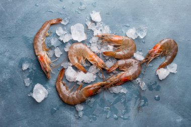 lezzetli taze karides