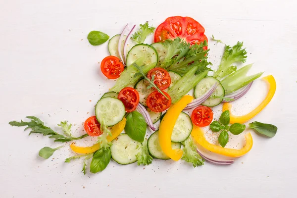 Ingredienti freschi per insalata — Foto Stock