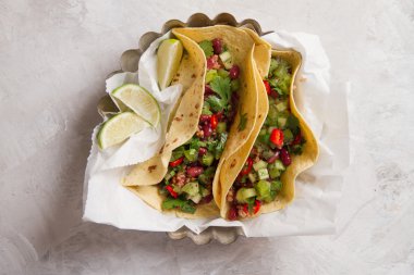 Meksika vejetaryen tacos