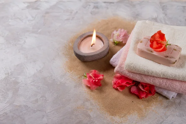 Composition of spa treatment — Stock Photo, Image