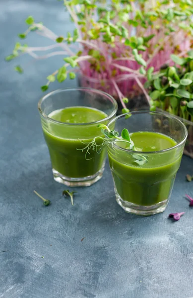 Fresh green juice — Stock Photo, Image