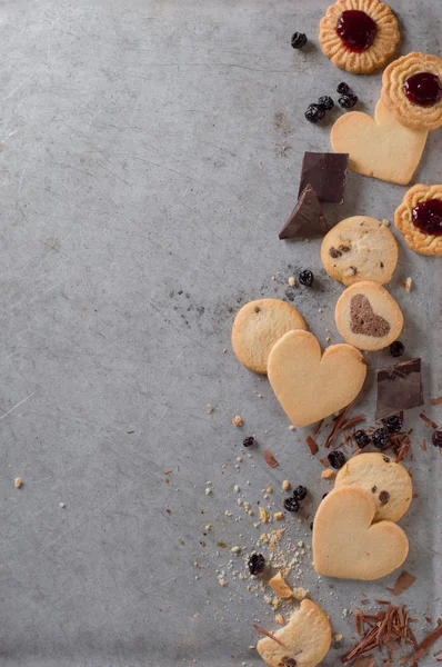 Diverse koekjes en snoepjes — Stockfoto