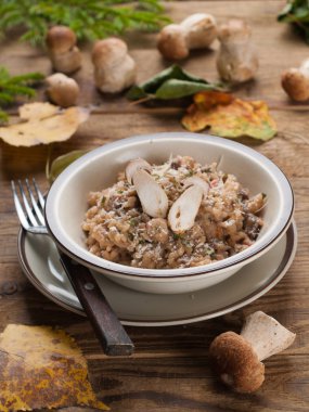  mantarlı risotto