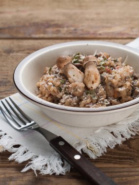  mantarlı risotto