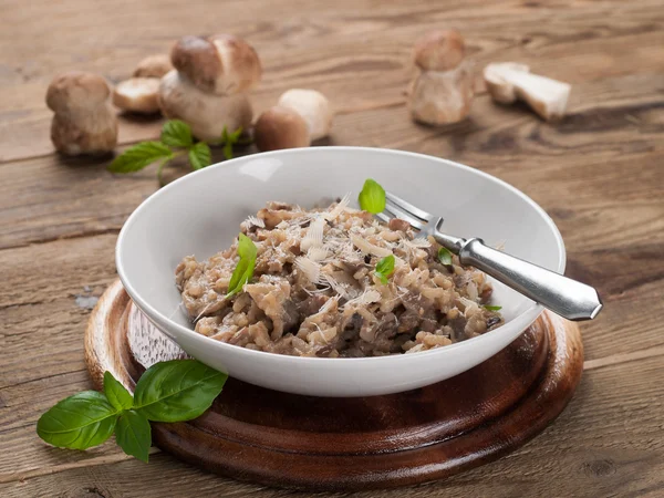  yaban mantarlı risotto 