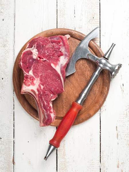 Čerstvé maso steak — Stock fotografie