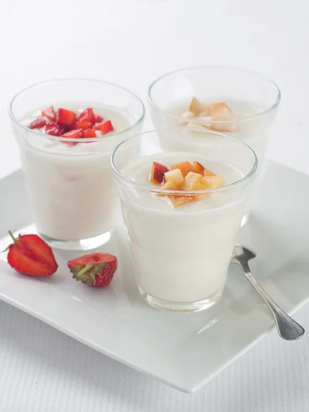 Yogur de bayas — Foto de Stock