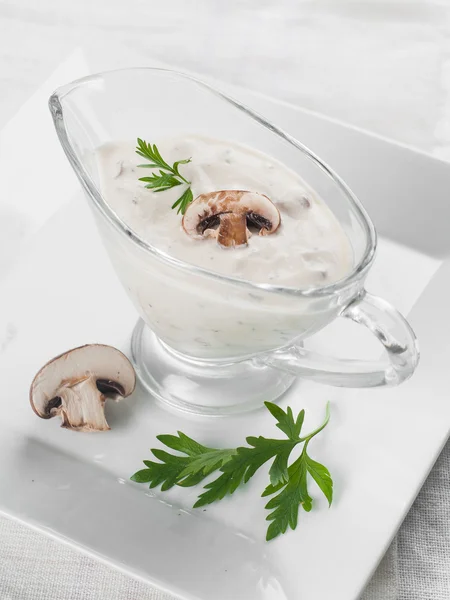 Mushroom sauce — Stock Photo, Image