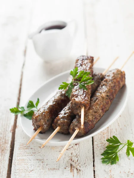 Kebab de carne picada —  Fotos de Stock