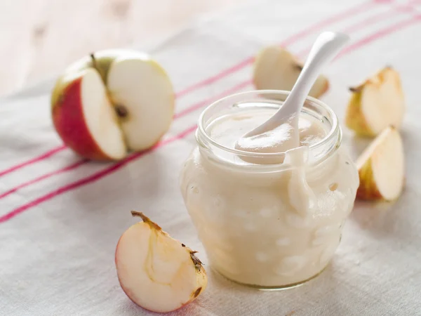 Salsa o marmellata di mele — Foto Stock
