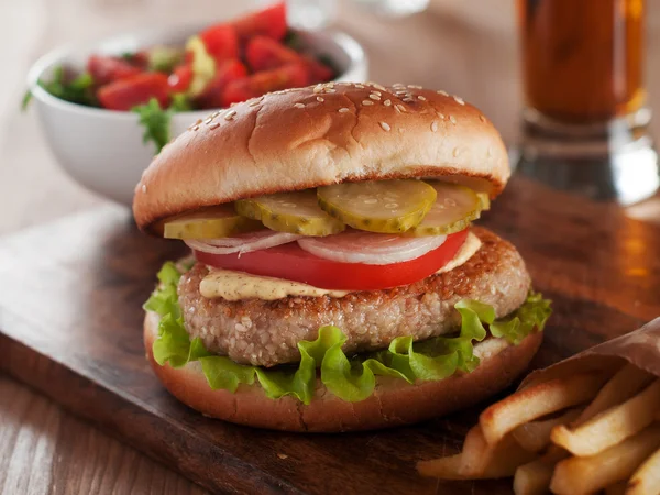 Heerlijk hamburger — Stockfoto