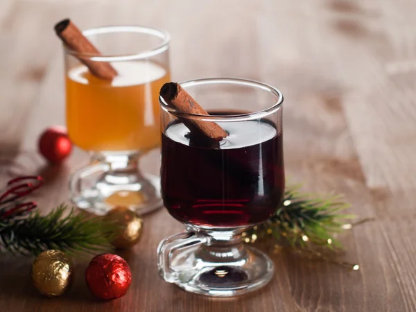 Mulled wine or cider — Stock Photo, Image