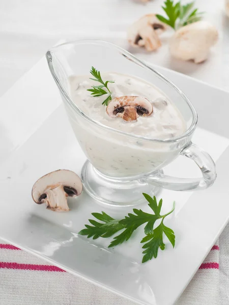 Mushroom sauce — Stock Photo, Image