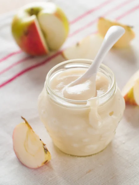 Apfelmus oder Marmelade — Stockfoto