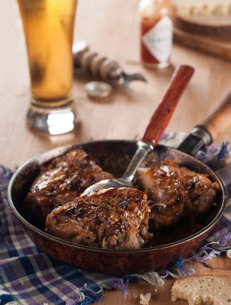 Piernas de pollo al horno — Foto de Stock