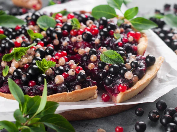 Torta de bagas frescas — Fotografia de Stock