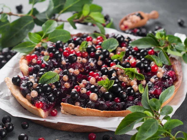 Torta de bagas frescas — Fotografia de Stock