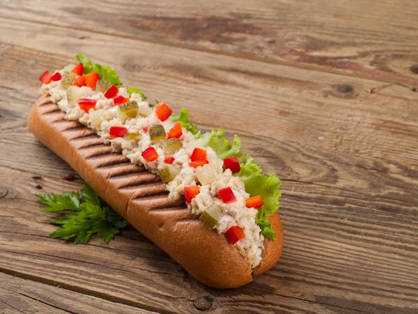 Schinken-U-Boot-Sandwich — Stockfoto