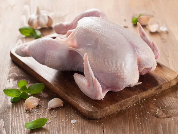 Rohes Huhn — Stockfoto