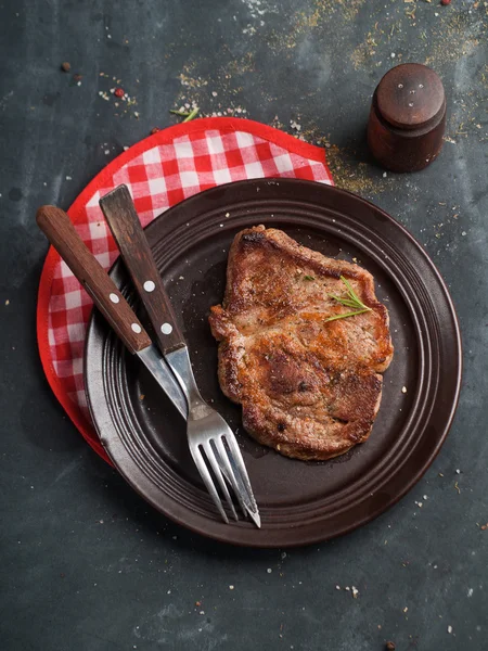 Leckeres Steak — Stockfoto