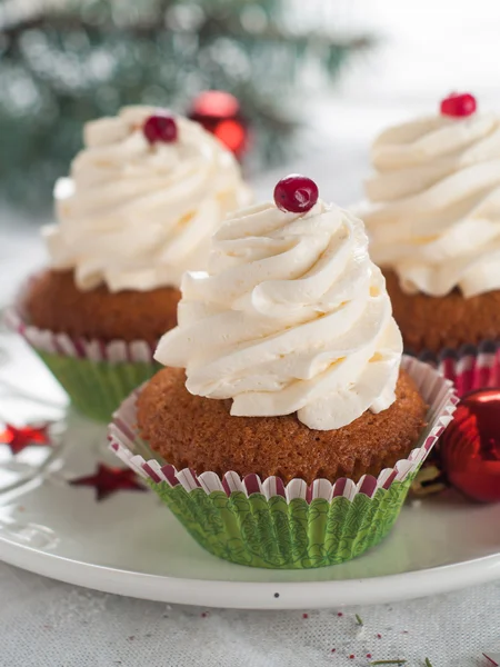 Gingerbread cupcake — Stock Photo, Image