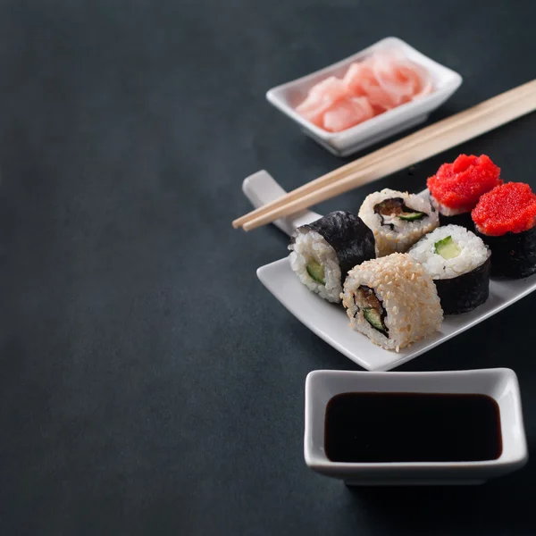 Set de sushi Imagen de archivo