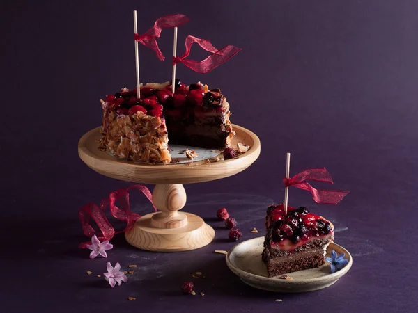 Chocolate cake — Stock Photo, Image