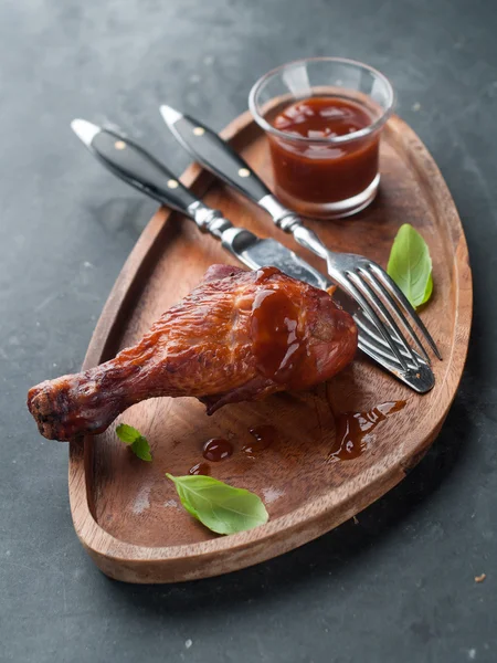 Coscia di pollo arrosto — Foto Stock