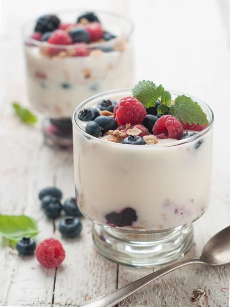 Comida saludable por la mañana —  Fotos de Stock