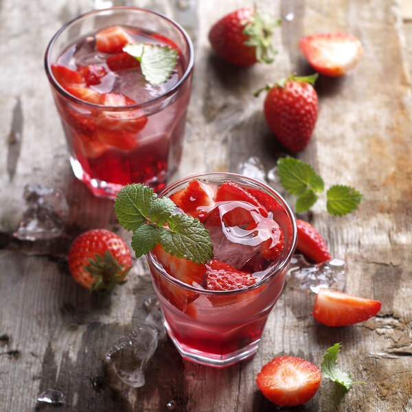 Summer strawberry drink