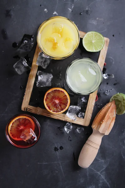 farklı taze kokteyl 