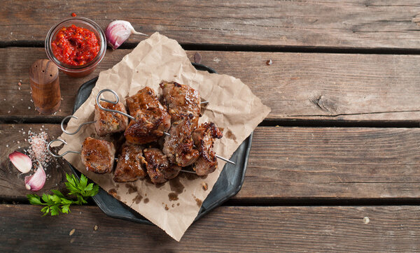 Grilled meat (kebab)