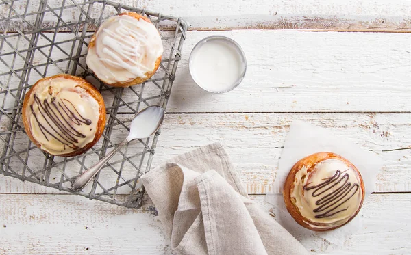 Färska bullar — Stockfoto