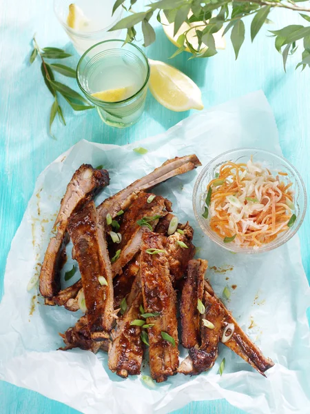 Gebarbecued ribben — Stockfoto