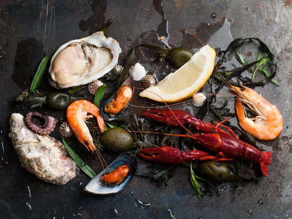 Delicious fresh seafood — Stock Photo, Image