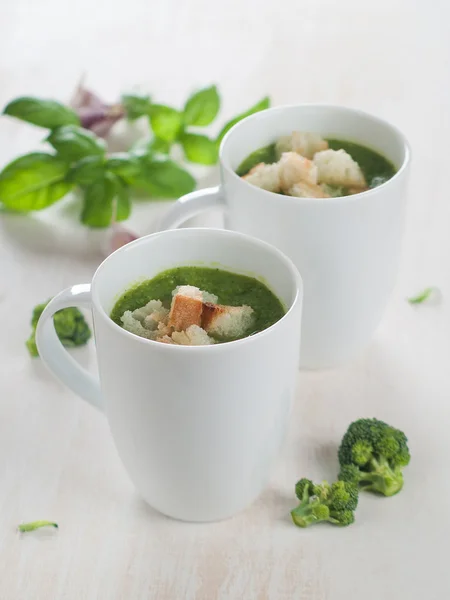 Delicious vegetable cream soup — Stock Image Delicious vegetable cream soup Royalty Free Stock Photos