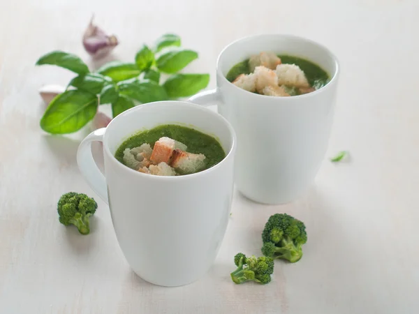 Delicious vegetable cream soup — Stock Image Delicious vegetable cream soup Royalty Free Stock Images